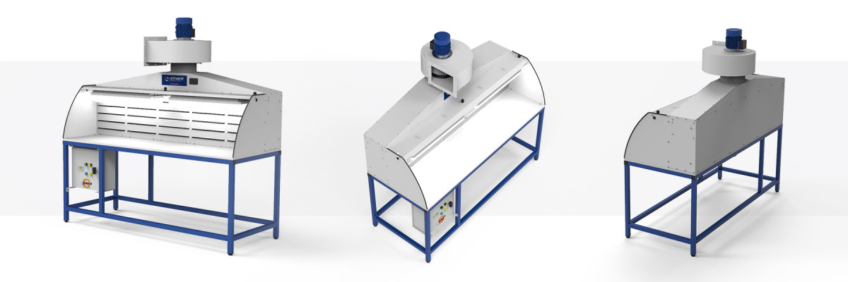 Table à dosseret pour l'aspiration des solvants_2
