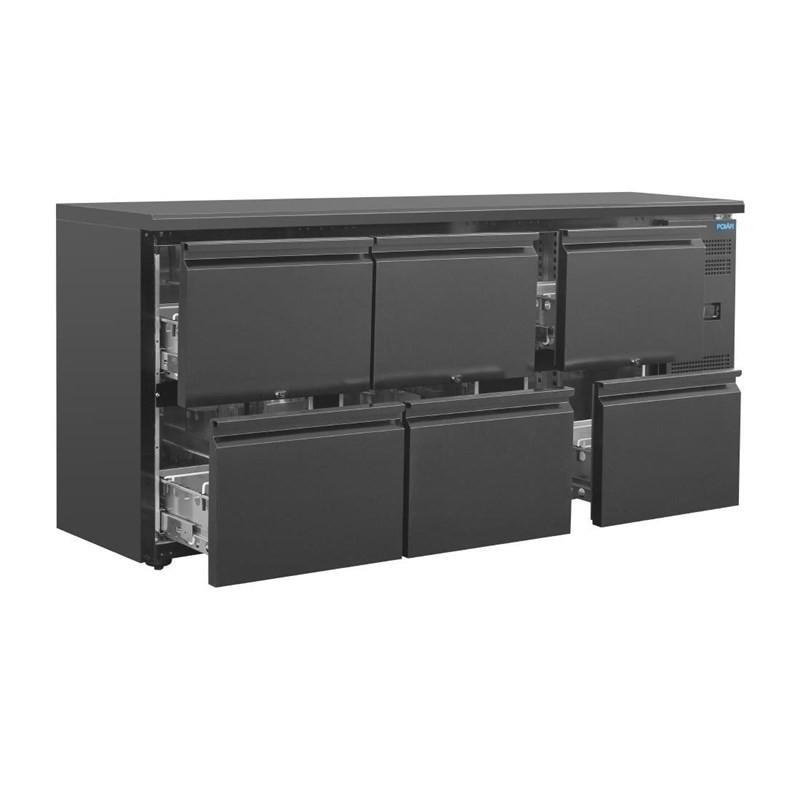 Arrière-bar Série U 6 tiroirs GL187 Polar_2