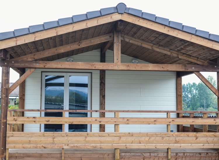 Chalet en bois hégoa plain-pied / toit double pente_2