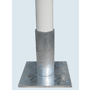 Cendrier sur pied - potelet cigarette - contenance 3000 mégots - tube acier Ø 76 mm_2