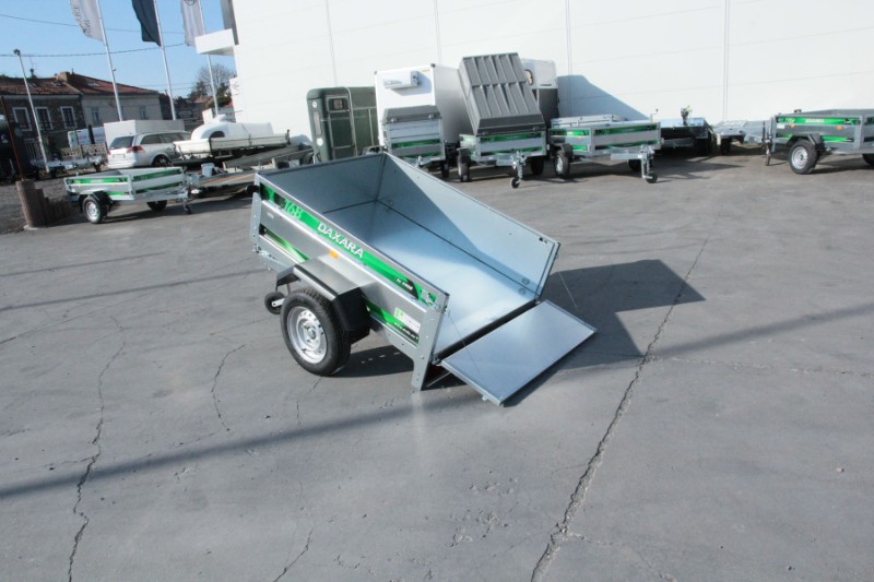 Remorque démontable DAXARA 168 avec feux encastrés et protégés