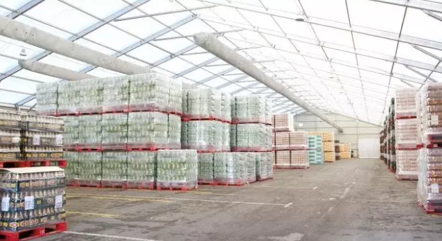 Hangar démontable à grand volume de stockage et d'une grande portée libre jusqu'à 50m de longueur pour 4 à 12m de hauteur latérale_2