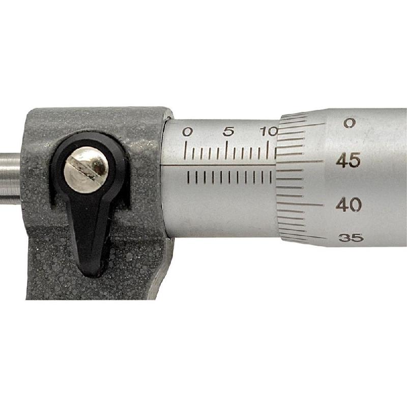 Micromètre d'extérieur de 0 à 200 mm - touches carbures 6,5 mm - lecture 0,01 mm - réf. 05751_2
