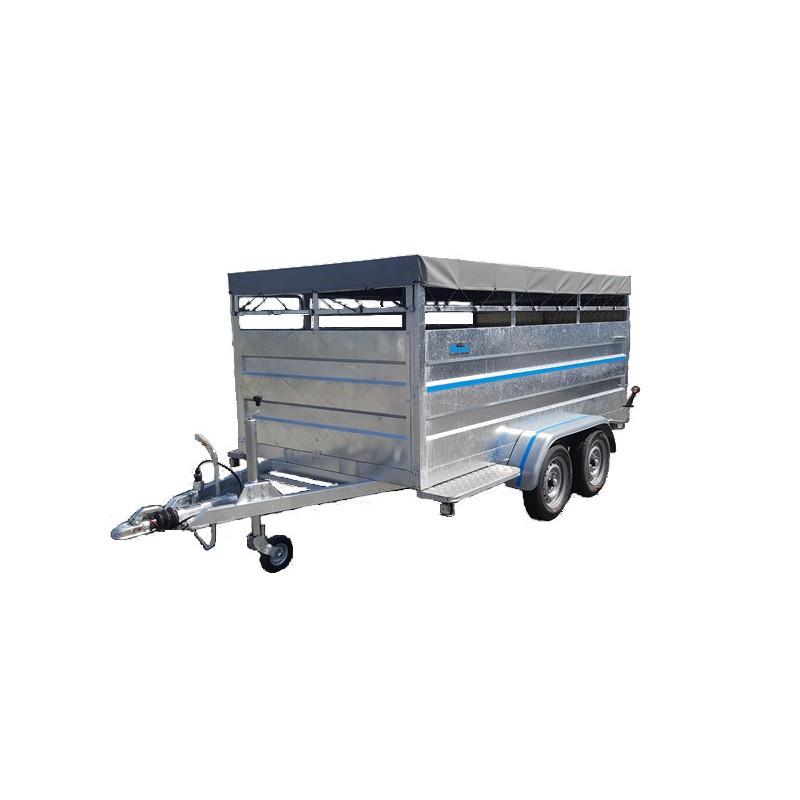 Remorque pour transport d'animaux - 3,00 X 1,60 X 1,25 M - 1500 KG - MAGNUM GRANDE MOUTONNIERE_2