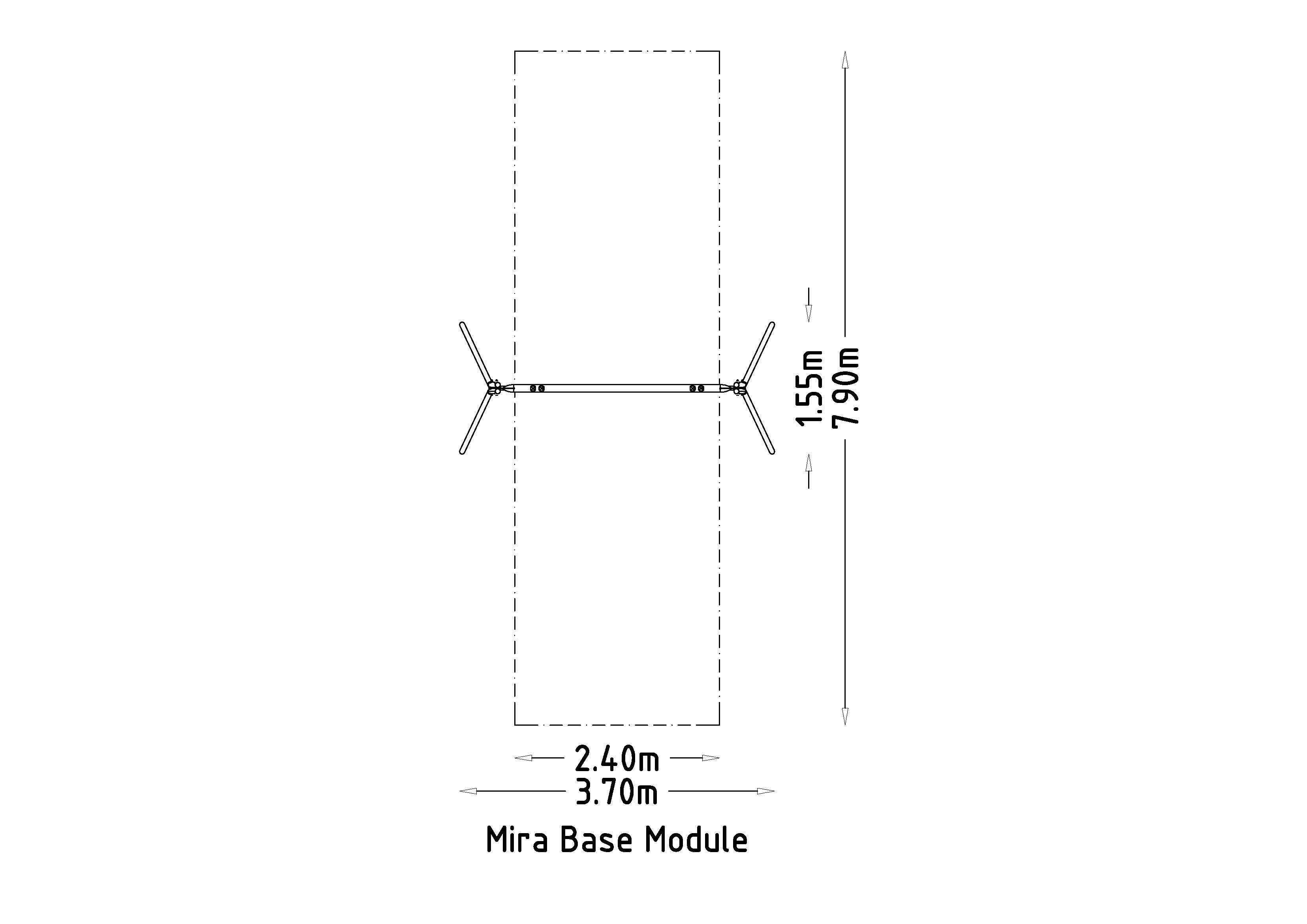 Balançoire Mira Steel Post pour aires de jeux - réf 8078151 - Hags_2