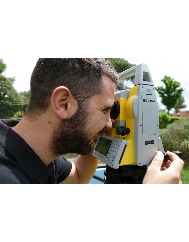 Station totale manuelle GeoMax Zoom10 - précision 2'' - portée 3000m sur prisme et 350m sans prisme_2