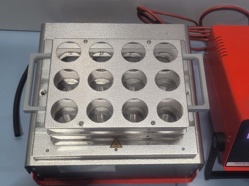 Bloc chauffant / minéralisateur dco csb 12/e behrotest + unité de commande trs 300 behr labor-technik_2