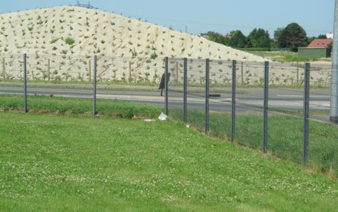 Panneaux rigides à plis de renfort - Maille 200*50 avec système inviolable, couleurs standards RAL_2