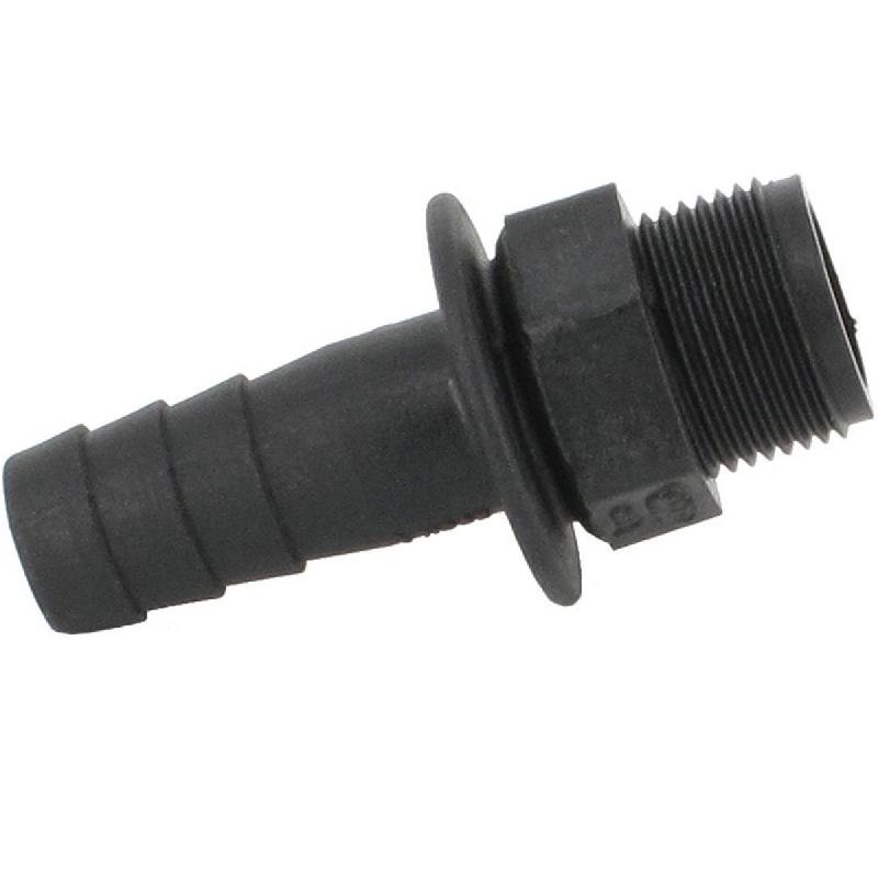 Raccord annelé - Droit - M 3/4