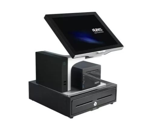 Caisse enregistreuse tactile peu encombrante et design pour snack, fast food et restauration rapide - SANGO AURES_2