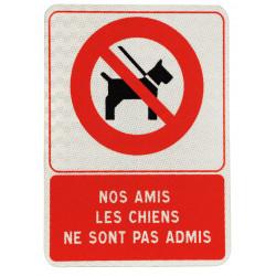 Panneaux Personnalisés Interdit aux Chiens - Signalisation de Sécurité - WP Signalisation_2