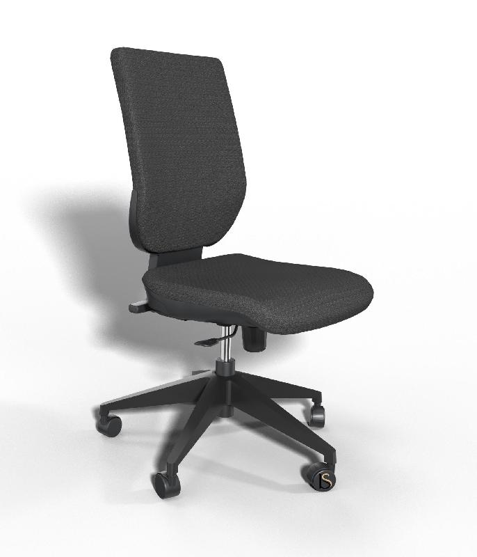 Siège de bureau Tertio avec système contact permanent - Sokoa - Noir, Non_0