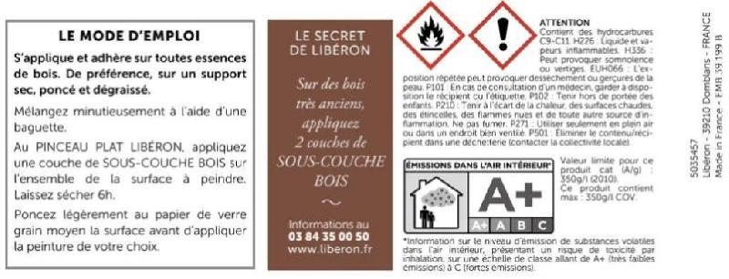 Primaire bois tannique LIBERON - Blanc - 0.5L - Bloque tanins et taches_2