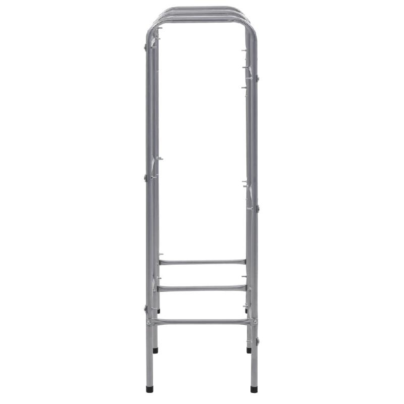 Vidaxl étagère de rangement pour 6 caisses argenté 96x33x116 cm acier 285213_2