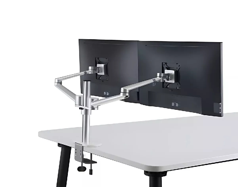 Bras articulé écran double fixe métal SAMY_2