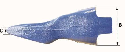 Dents de godet Fastkey FK7 SA - Poids 8.40 kg - Dimensions 295x123x12x52x86 mm_2