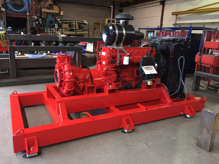 Pompe diesel pour irrigation et relevage grandes cultures