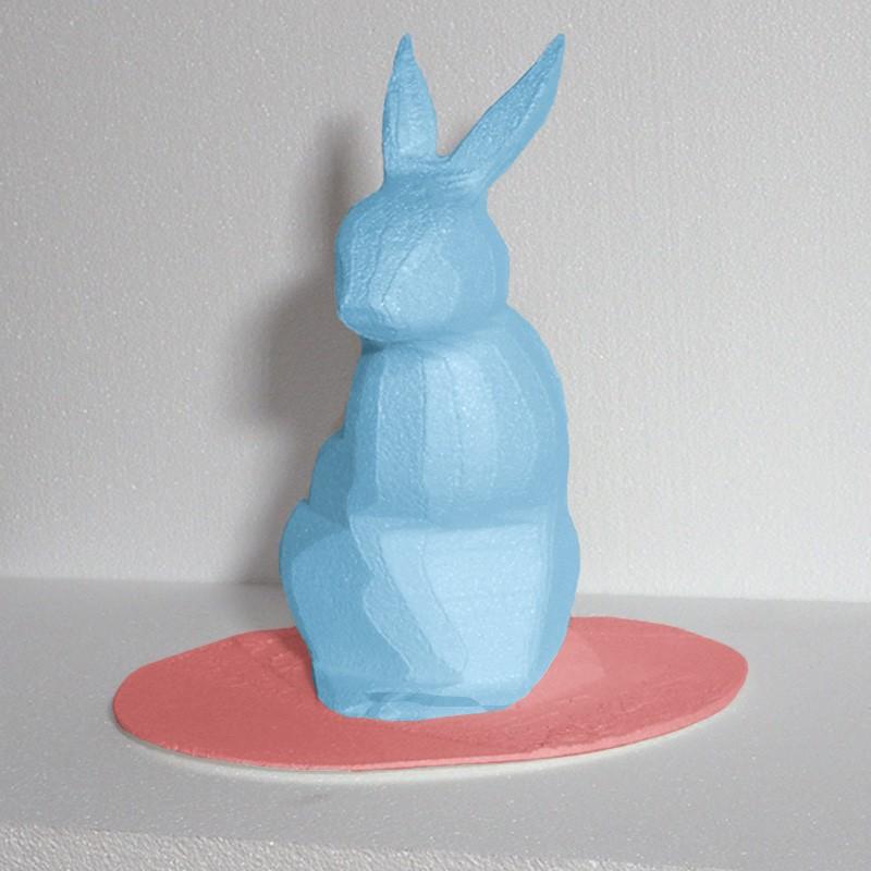 Lapin géant en polystyrène - Peint sur toutes les faces (Fabrication en 7 jours ouvrés + Livraison), 30cm_2