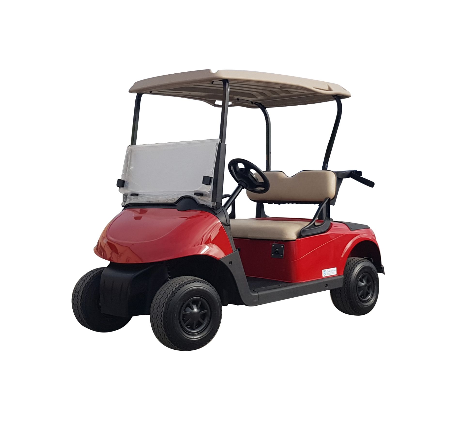 Golfette électrique 2 places : batterie lithium 48V-100A avec une carte de stockage de l'énergie_0
