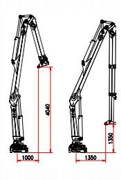 R 130 MS2 Grue auxiliaire - Bob SPA - Capacité de levage 130 kNm - Extension hydraulique 8,40 m_2