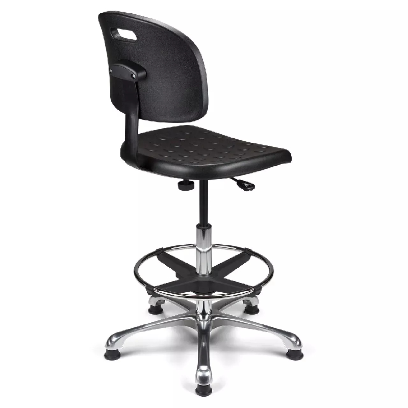 Siège technique polyuréthane avec repose-pieds So Salerne - Paire d'accoudoirs réglables sur 3 axes, Avec_2