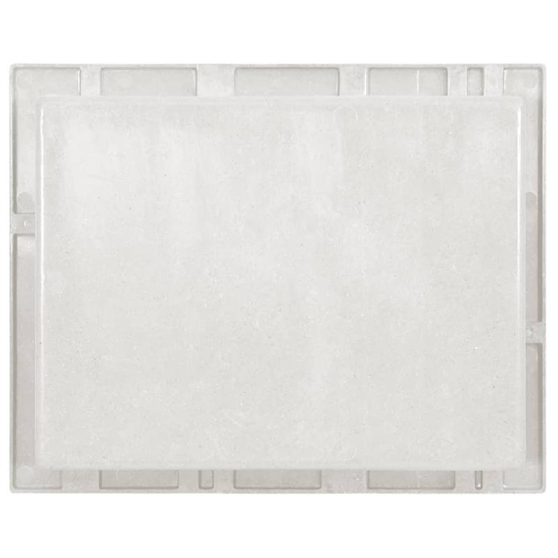 Vidaxl niche de douche blanc mat 41x51x10 cm 151393_2