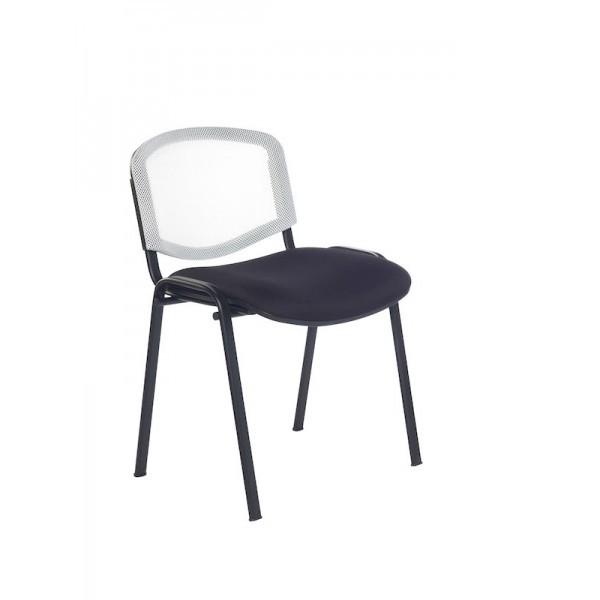 Chaise visiteurs  Anel dossier en résille - Bleu_2