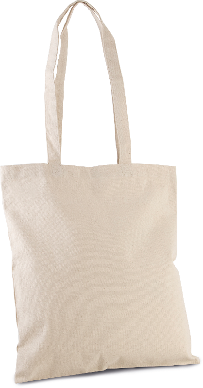 Sac shopping classique coton bio - longues poignées - Kimood - Réf: KI0262_2