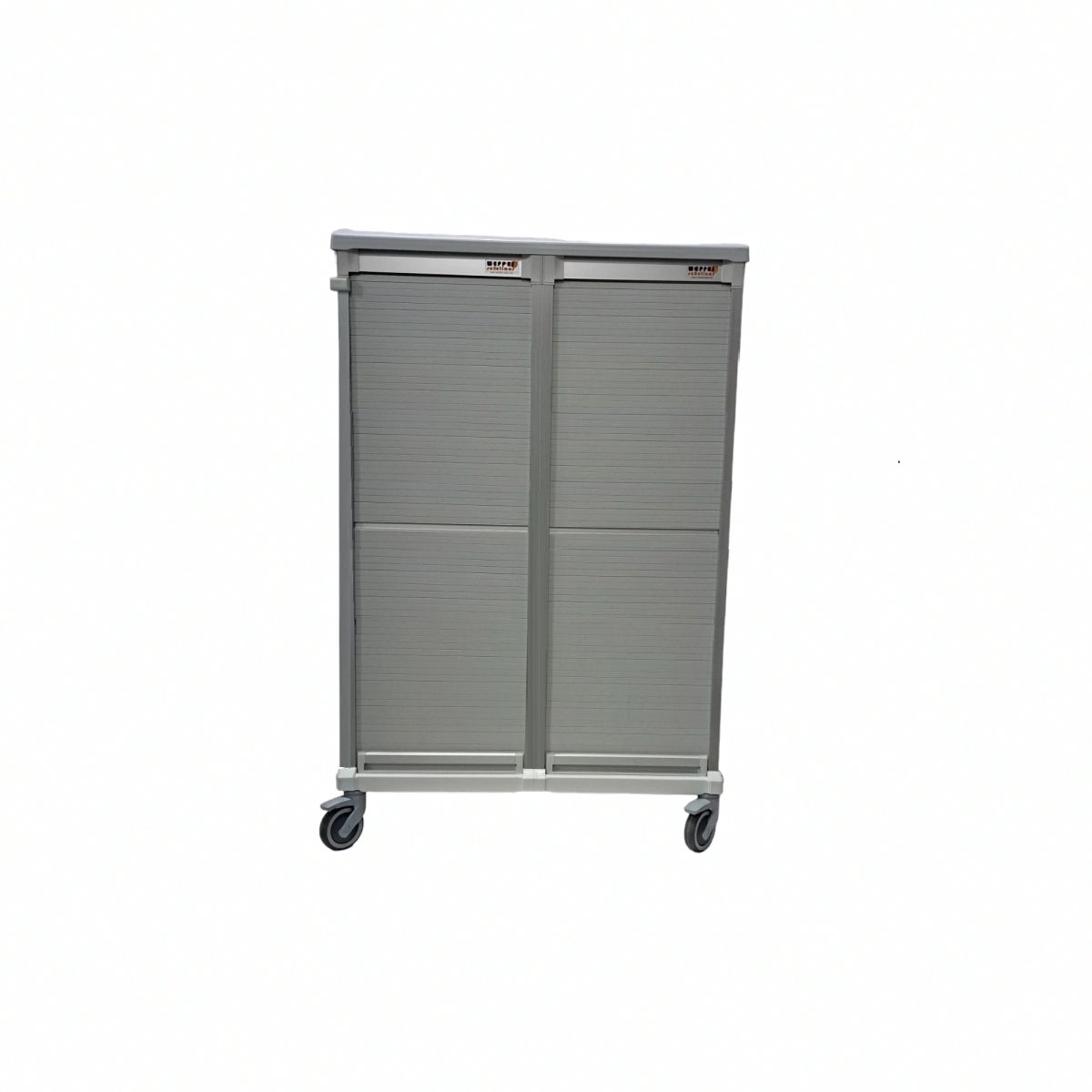 Armoire médicale de transfert ou stockage - 2 colonnes modulaires avec rideaux antibactériens - WEECART_2