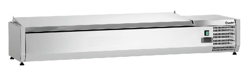 Présentoir réfrigéré ED3-1501 - Bartscher - Couvercle inox - Température 0°C à 10°C - Classe N_2
