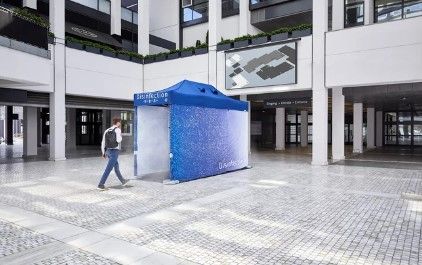 Tunnel de désinfection Mastertent - structure en aluminium, buses en acier inoxydable, faible consommation d'énergie et d'eau_2