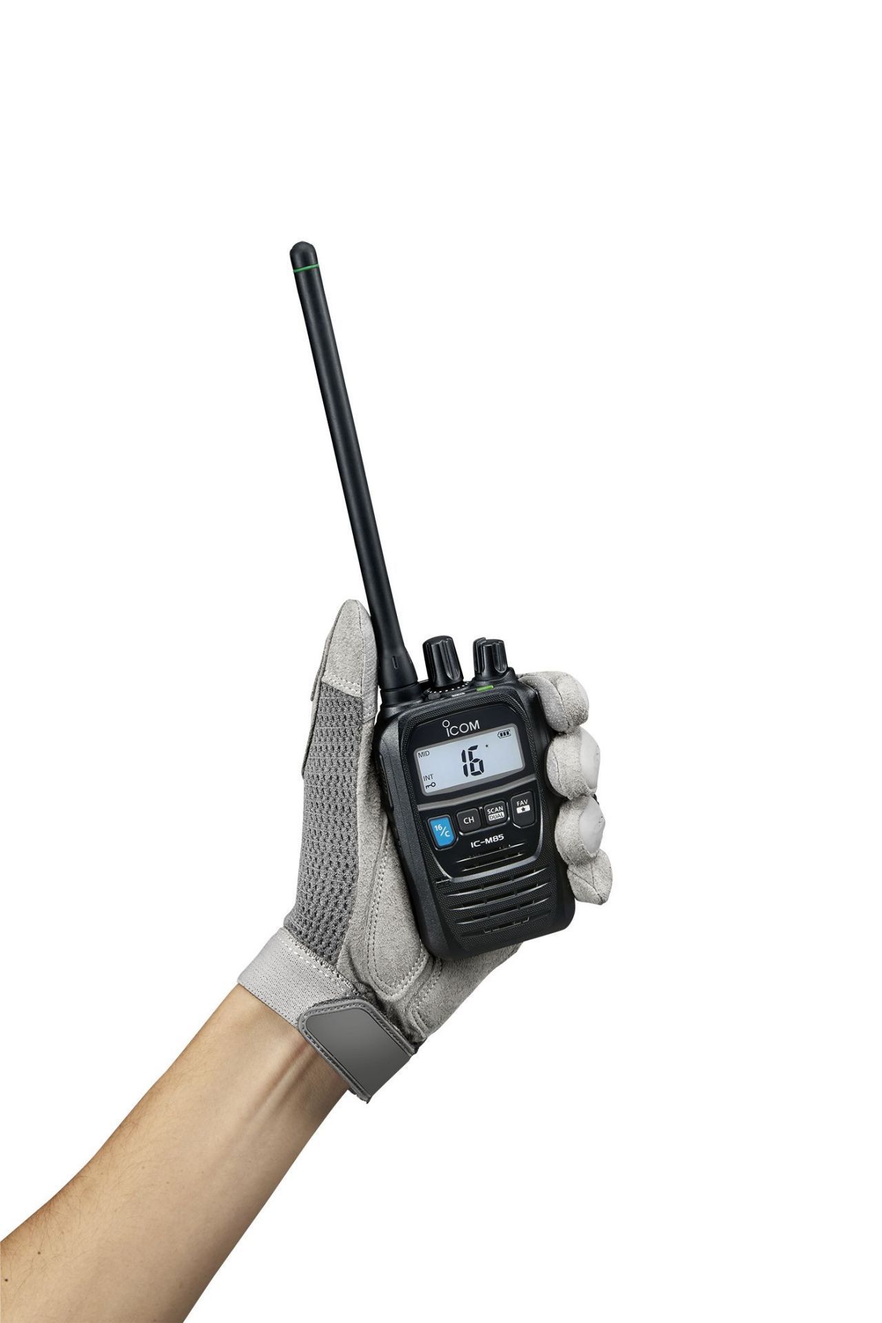 VHF marine portable IC-M85E - haute puissance, ultra compacte, légère et étanche_2