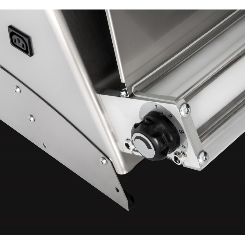 Façonneuse Laminoir à pizza 30 cm - Réf DSA310 - Prismafood - Épaisseurs réglables 0 à 5 mm - Diamètre pizza 14 à 30 cm_2