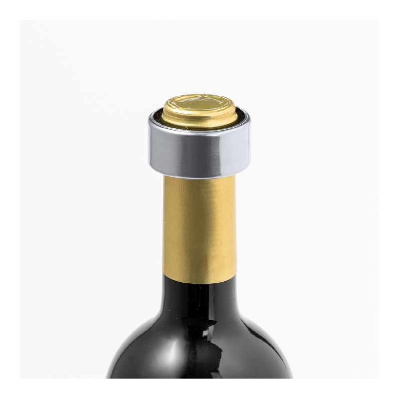 Anti-goutte à vin en acier inoxydable - couleur argentée - 9,2 g_2