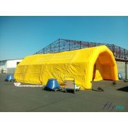 Abris médicaux mobiles - Fly Pix - Tente PMA gonflable 5 x 10 m - 50 m² - Fabrication française_2
