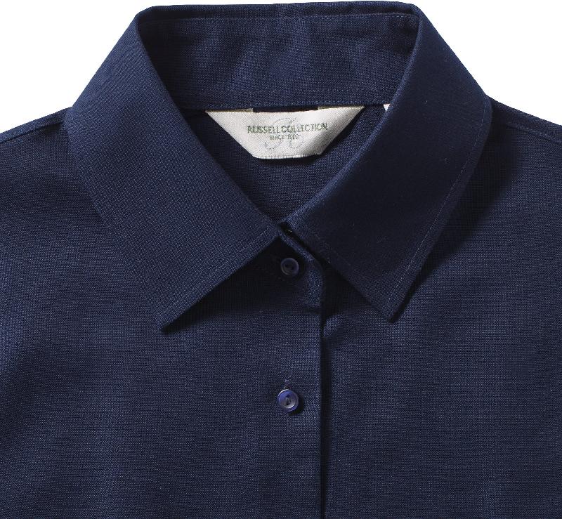 Chemise femme manches longues Oxford - Réf: RU932F - 70% coton, entretien facile, multiples tailles et couleurs_2