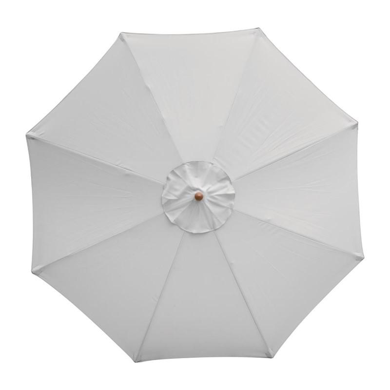 Parasol rond gris Bolero 3m_2