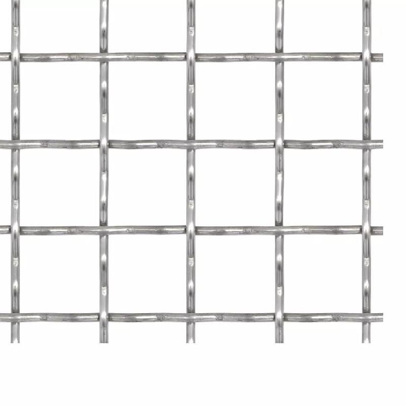 Vidaxl clôture de jardin sertie acier inoxydable 50x50 cm 21x21x2,5 mm 142288_2