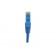 Cordon RJ45 Catégorie 5e U/UTP bleu - 10 m - Conducteur cuivre - Conforme ANSI/TIA 568 et ISO 11801_2