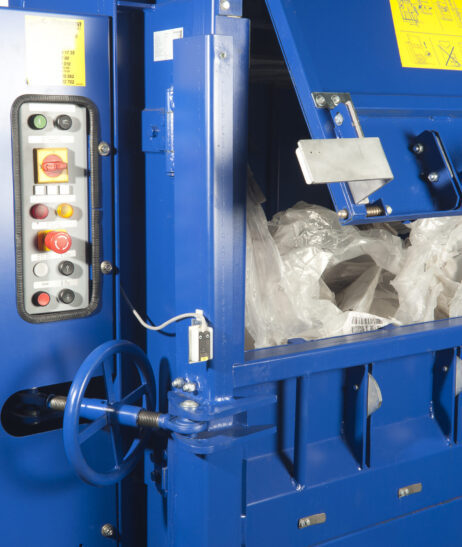 Presse à balles verticale PP 1208 - Fiable, robuste et durable pour carton, film plastique, bouteilles PET, mousse, déchets électroniques et canettes_2