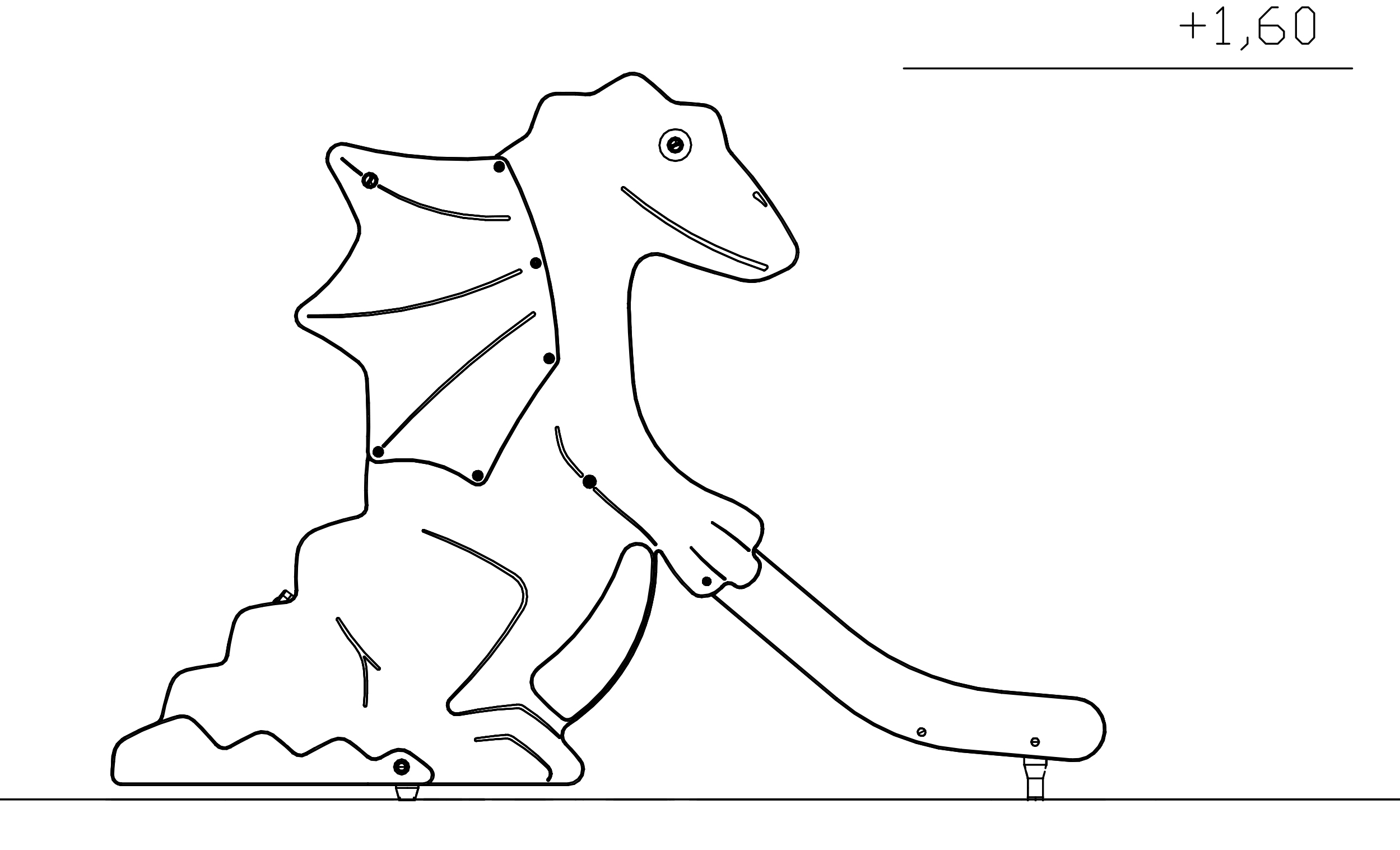 Toboggan Eldrax réf-8056191 - Hags - pour enfants 1-3 ans - dimensions compactes et montage rapide_2