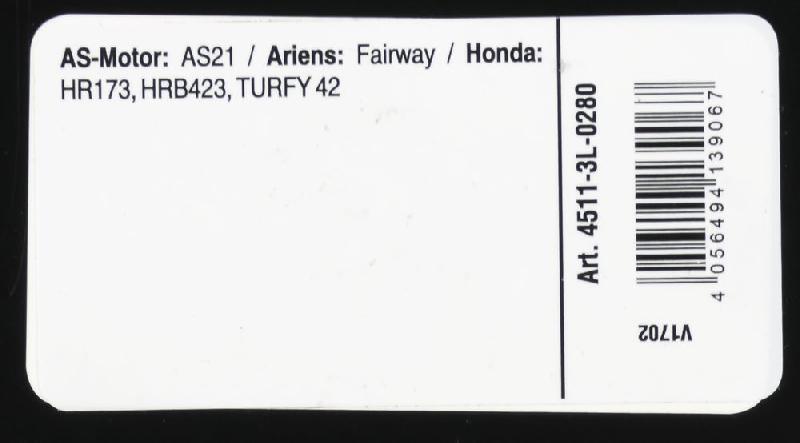 Courroie trapézoïdale X-Grip V - Type 3L280_2