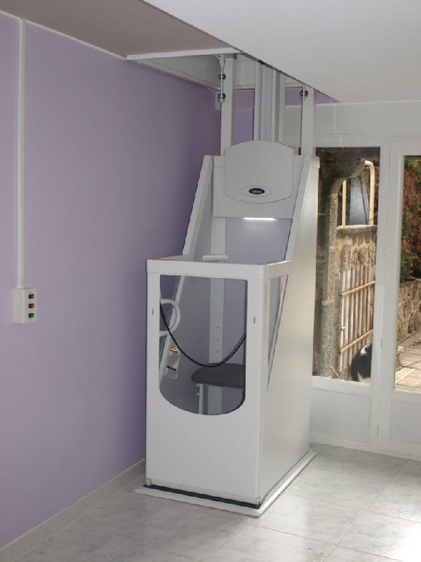 Élévateur domestique vertical pour un seul étage - Capacité 250 kg - Course jusqu'à 3,5 mètres - Installation intérieure - Wessex Homelift_2