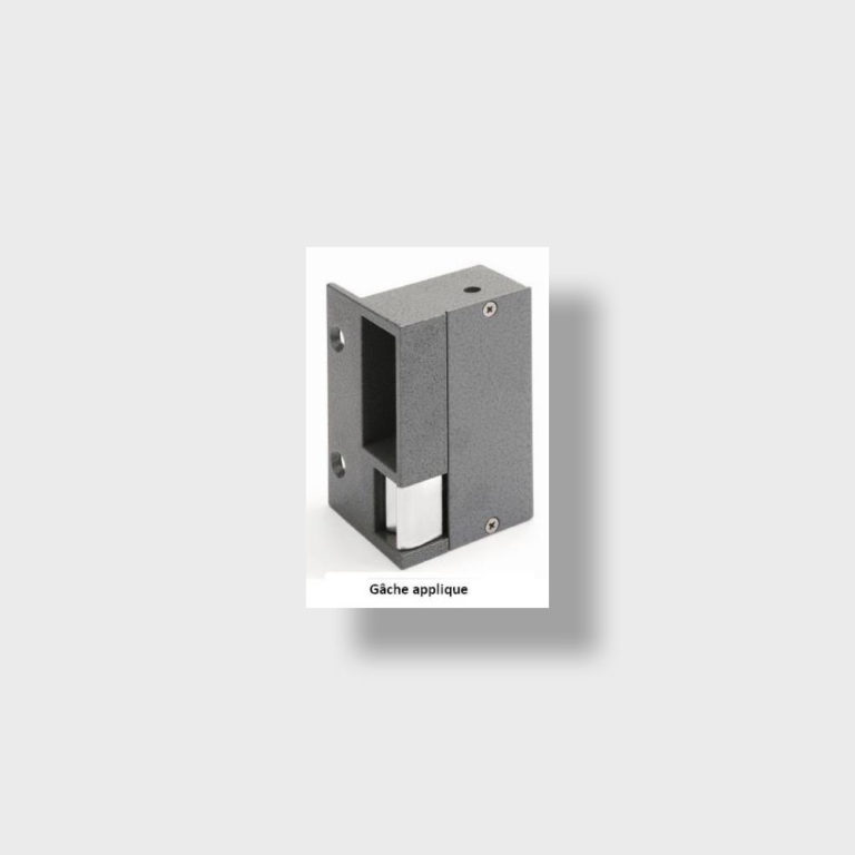 Gâche électrique à émission ou à rupture - Utilisable sur porte simple action - Fixation en applique ou encastrée_2