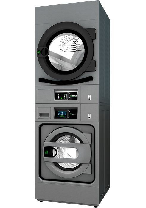 Laveuse essoreuse professionnelle - Domus Laundry - carrosserie en skinplate - empilable et polyvalente_2