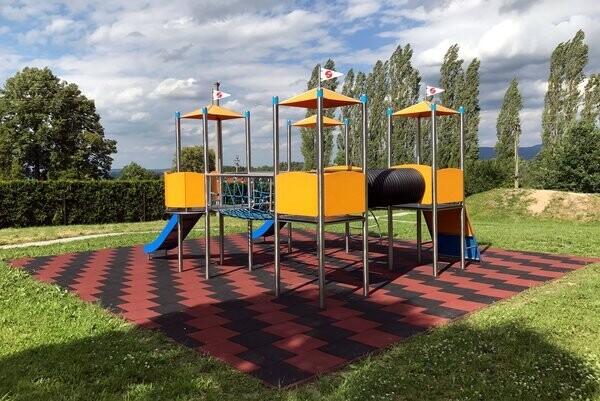 Jeu multi tours en acier inoxydable - Aire de jeux conforme EN1176 - Référence BT11030_2