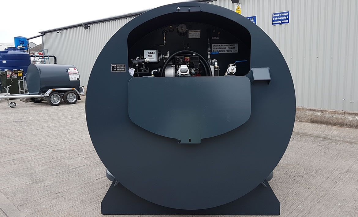 Station transportable Fuelstore 4500 litres - acier double paroi - conforme aux réglementations environnementales_2