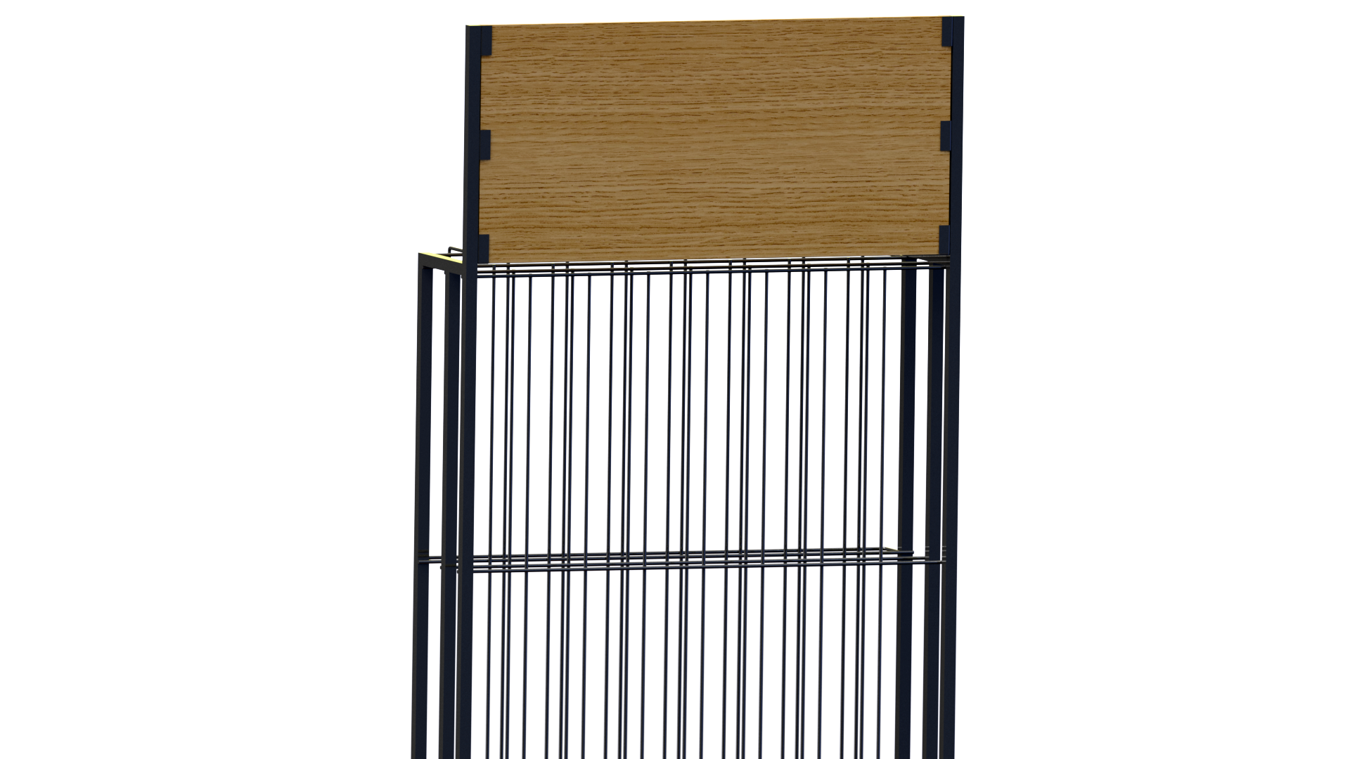 Présentoir chaussures - métal - 8 colonnes - pour commerce, distribution et tourisme_2