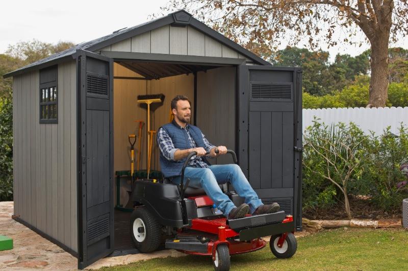 Abri de jardin en résine 6,5 m² avec plancher - Brossium_2