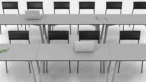 FAST - Table modulable démontable sans outil avec structure pliante et plateau interchangeable_3